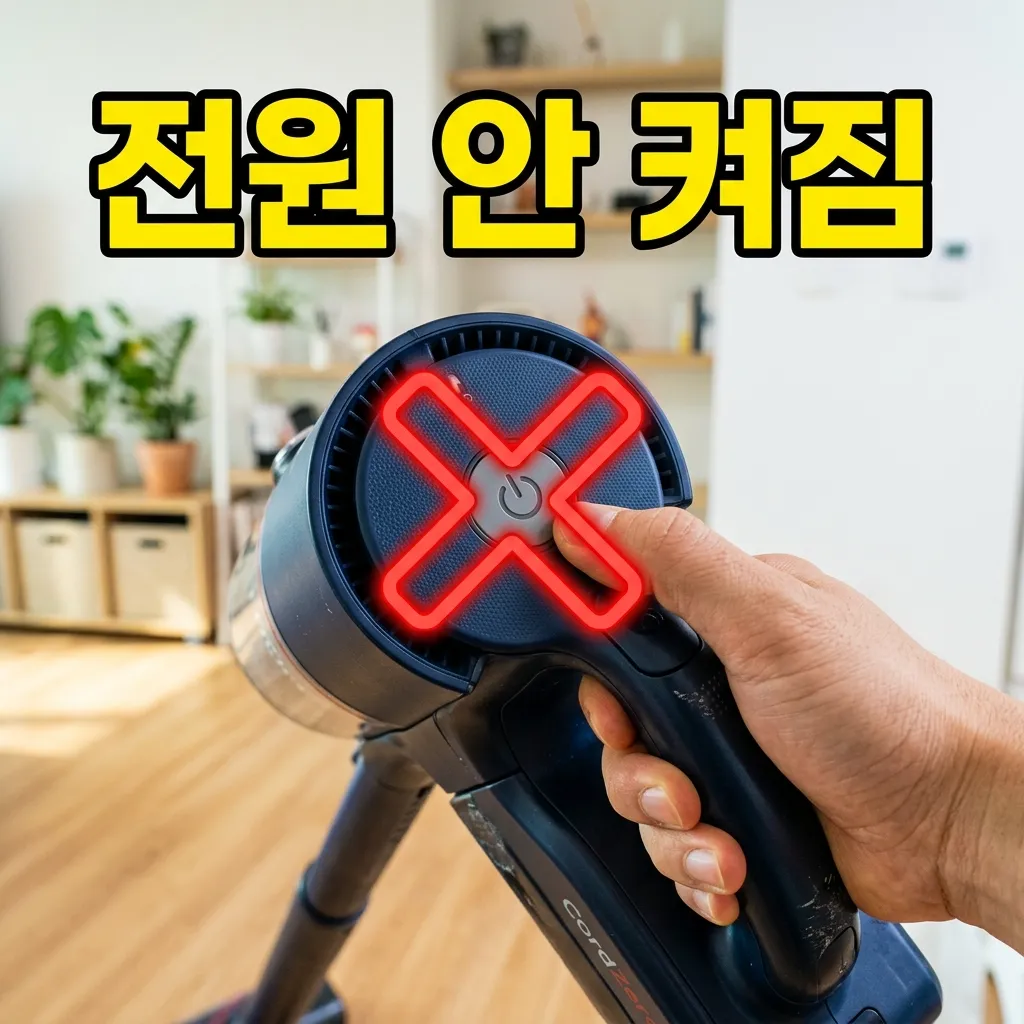 LG 코드제로 전원 안 켜질 때 원인 4가지 셀프 해결법