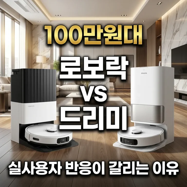 100만원대 로봇청소기, 로보락 드리미 써본 사람들 반응이 갈리는 이유