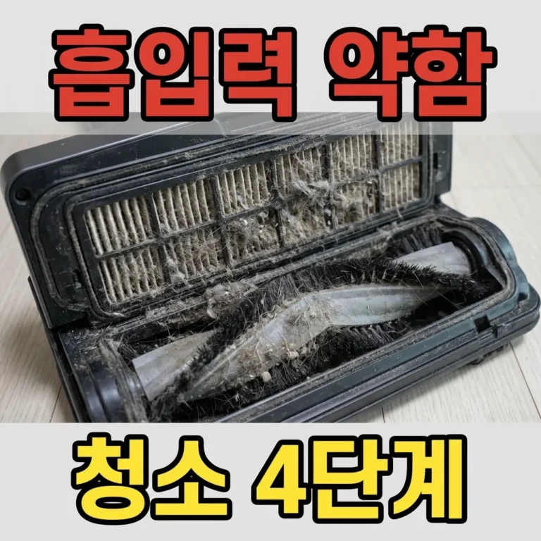 LG 올인원타워 흡입력 약할 때 청소해야 할 5곳