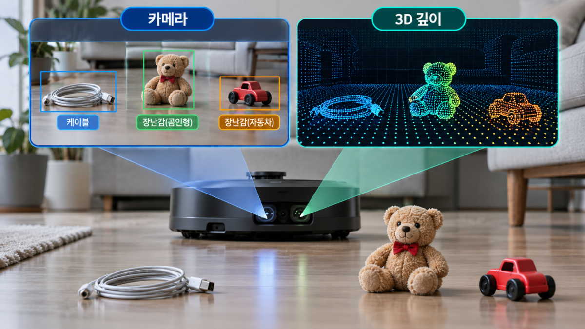 카메라와 3D 깊이 감지