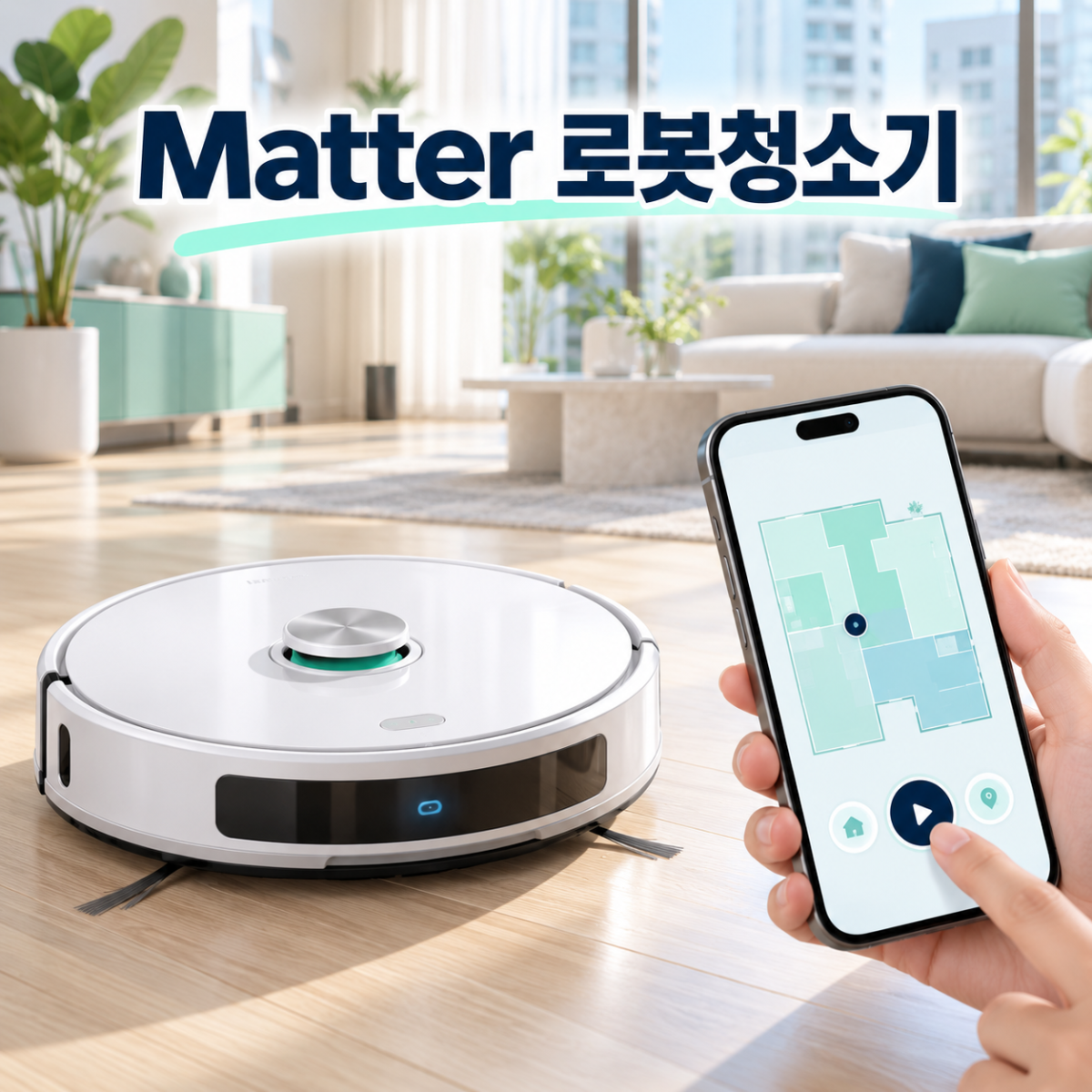 Matter 로봇청소기 확인