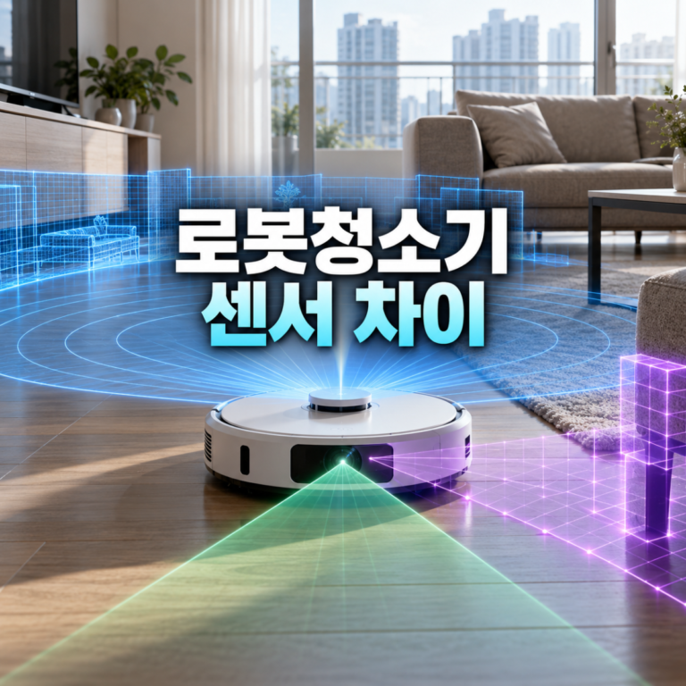 로봇청소기 라이다·카메라·3D 센서 역할, 지도와 장애물 회피가 다른 이유