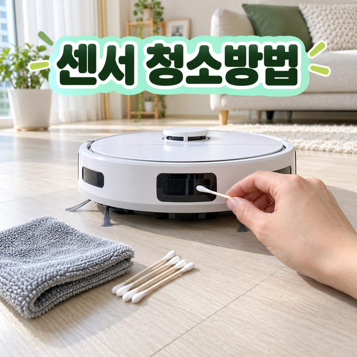 로봇청소기 센서 청소