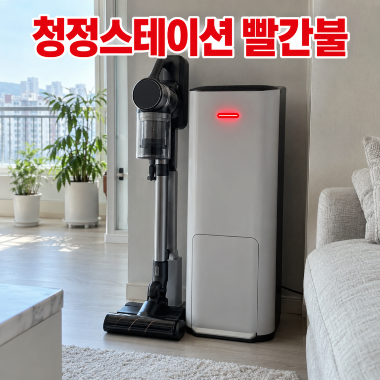 삼성 제트 청정스테이션 빨간불 깜빡일 때 먼지봉투·막힘 점검 순서