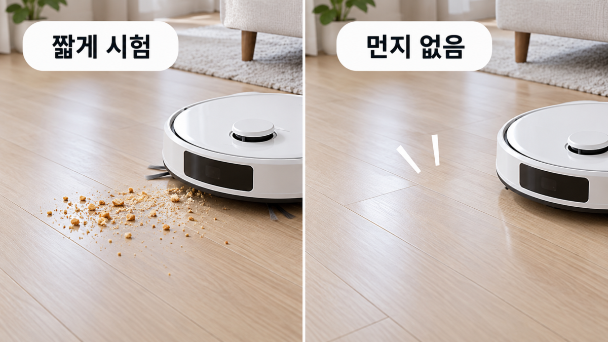 작은 평지 재시험과 정상 결과