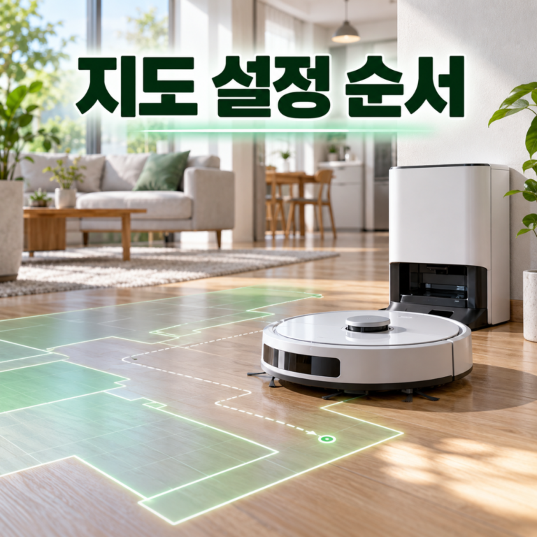 로봇청소기 지도 설정 총정리｜첫 매핑·방 분할·금지구역