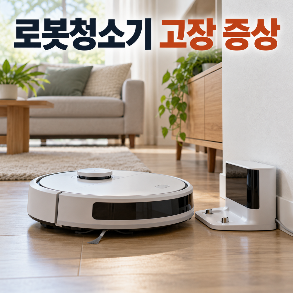 로봇청소기 고장 증상