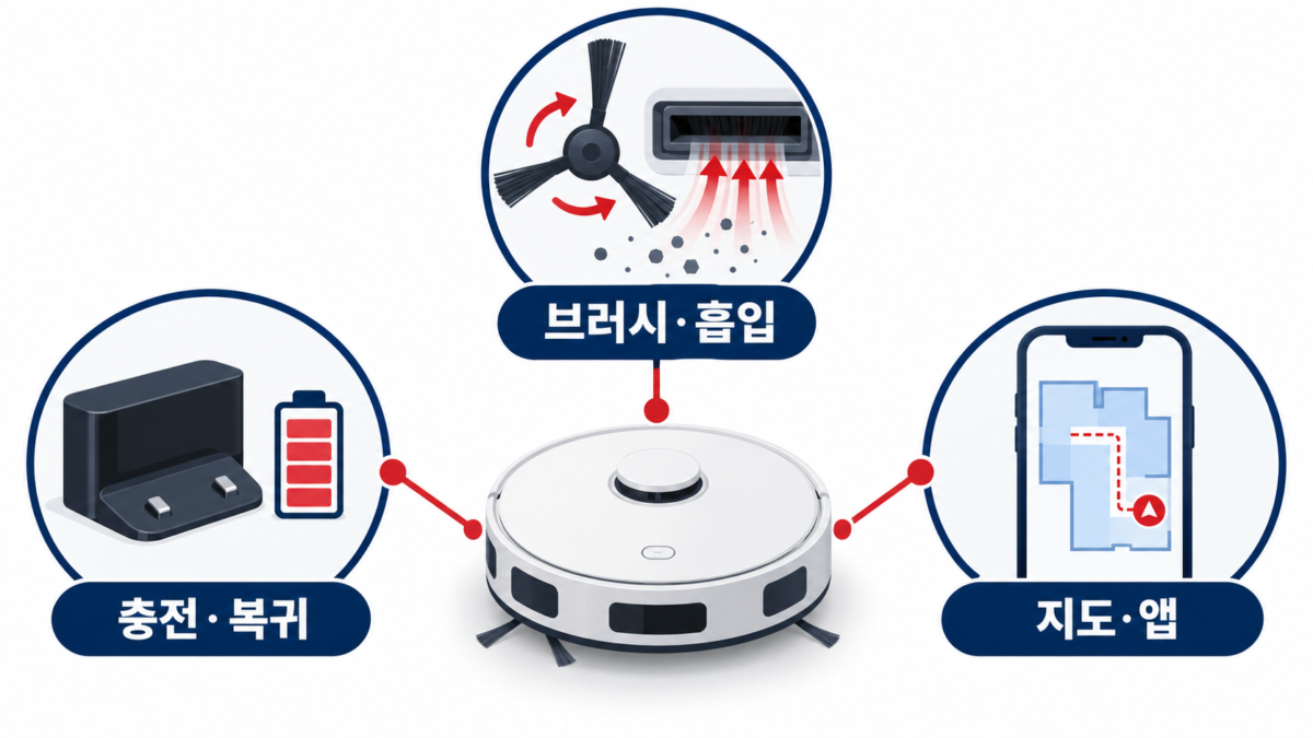 증상 세 갈래 구분