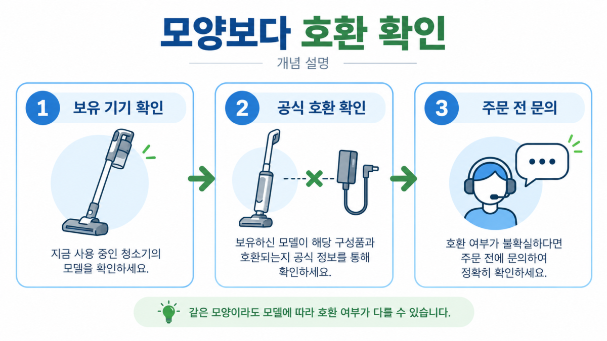 공식 호환 대조