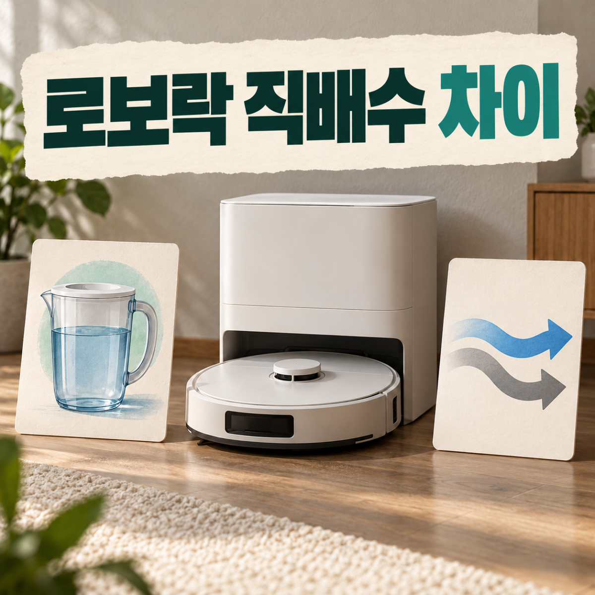 로보락 직배수 차이