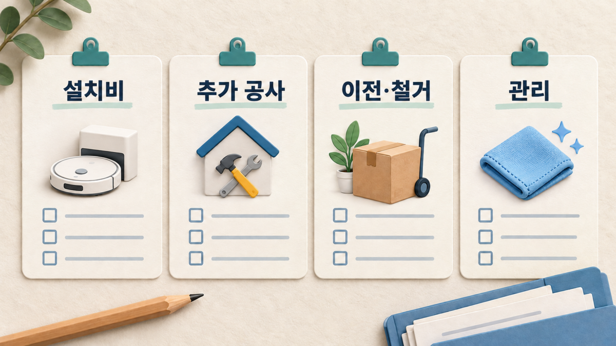 총비용과 관리 비교
